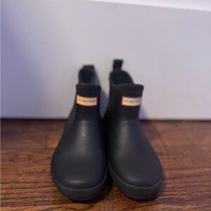Hunter Kids Black Rain Boots